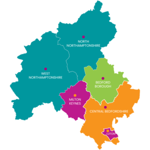 South Midlands map