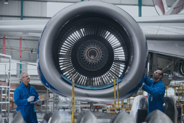 Image of airplane propeller
