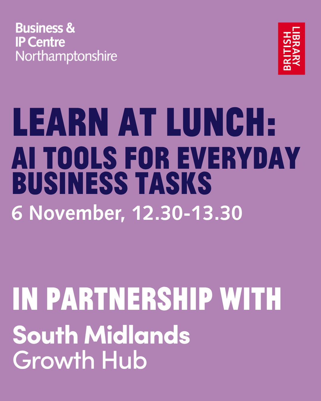 Learn at Lunch: AI tools for everyday business tasks